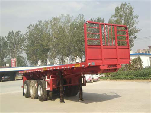 平板自卸半掛車